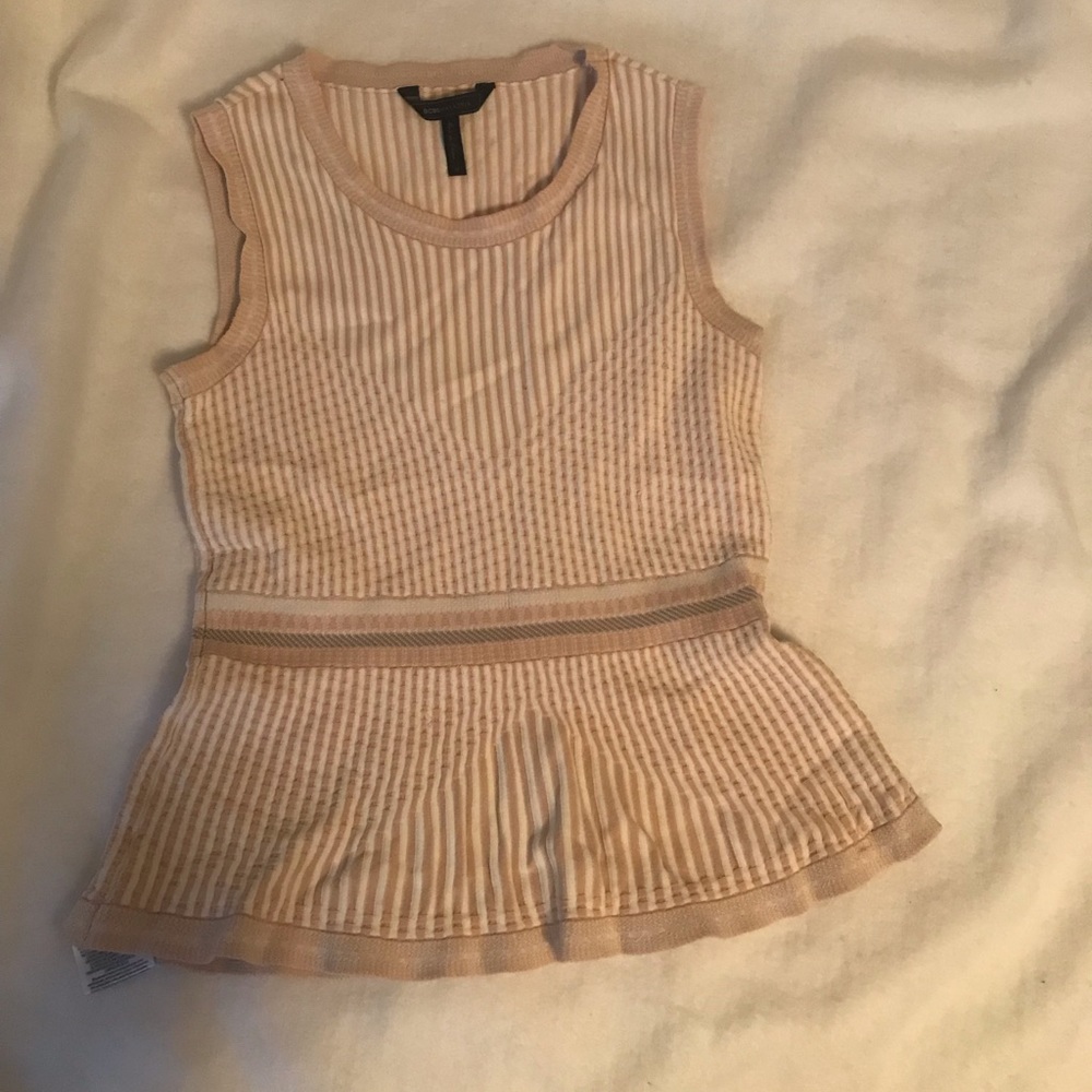 Bcbg Peplum Top